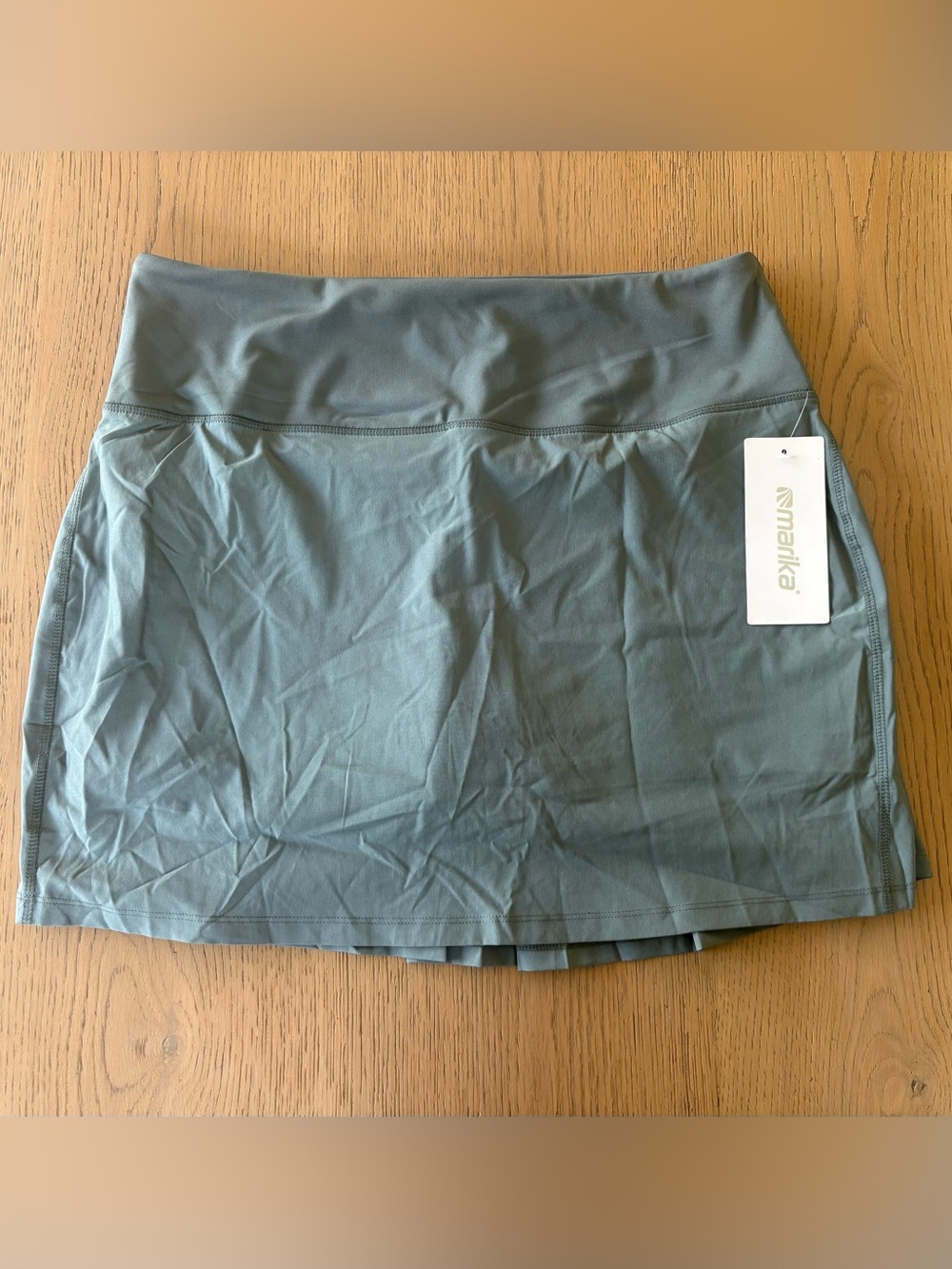 Marika Gracie Skort NWT XL Balsam Green Pleated Athletic Golf Tennis Skirt